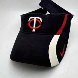 Minnesota Twins Visor Nike Dri-FIT Adjustable Navy Blue MLB Genuine Merchandise
